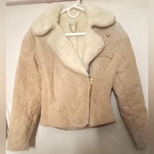 Women's Synergy Leather Coat Size XXS- Style 74188